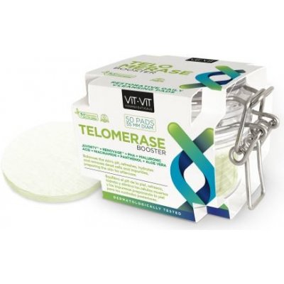 Diet Esthetic Telomerase Booster - Omlazující pleťové čistící tampony proti vráskám 50 ks