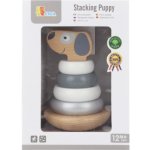 Viga balanční věž pyramida Pejsek šedá/bílá – Zboží Dáma