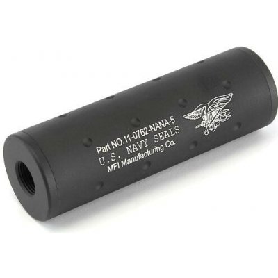 FMA Kovový tlumič Navy Seal 107 x 35mm černý – Sleviste.cz