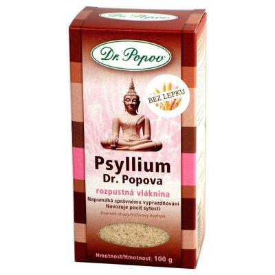 Dr. Popov Psyllium indická rozpustná vláknina 100 g – Zboží Mobilmania