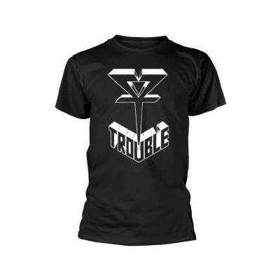 Tričko Logo Trouble 1 black