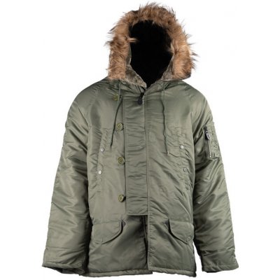 Bunda Mil-Tec US pilotní N-3B basic dlouhá zelená – Zboží Dáma