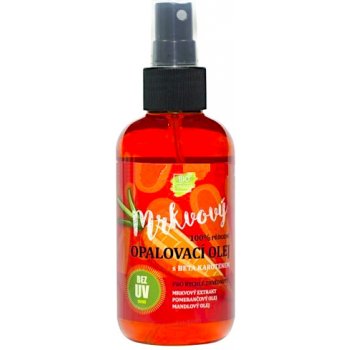 Vivaco 100% přírodní mrkvový opalovací olej bez UV filtrů 150 ml