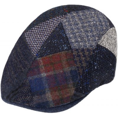 Fiebig Headwear since 1903 Pánská zimní vlněná modrá bekovka Patchwork – Hledejceny.cz