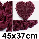 Svatební dekorace na auto SRDCE 45 x 37 cm (1ks/bal) – Zboží Mobilmania