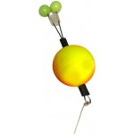 Bubeník Číhátko odpadávací s kuličkami 22 mm žluto/oranžová – Zboží Dáma