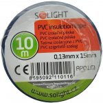 Solight Izolační páska 15 mm x 0,13 mm x 10 m modrá – Zboží Mobilmania