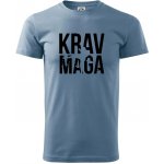 Nápis Krav Maga klasické pánské triko denim – Hledejceny.cz