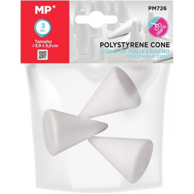 Main Paper Polystyrenový kužel 5,5 cm 3 ks – Hledejceny.cz