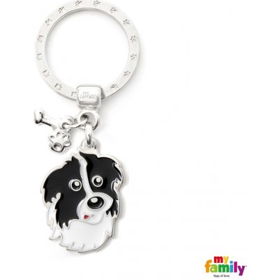 My Family BORDER COLLIE gravírovateľný přívěsek 3,2 x 3 cm – Zboží Dáma