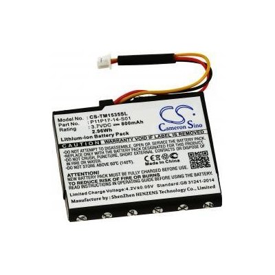 Powery TomTom Go Live 1535, Go Live 1535M 800mAh Li-Ion 3,7V - neoriginální – Zboží Živě