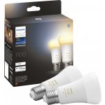 Philips LED žárovka E27 Hue 2ks 8W 75W White Ambiance 2200-6500K stmívatelná – Sleviste.cz