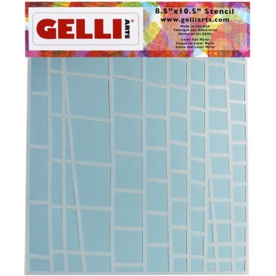 Gelli Arts Šablona na Gelli Plate 21,6x26,7 cm Ladder, žebřík – Zboží Dáma
