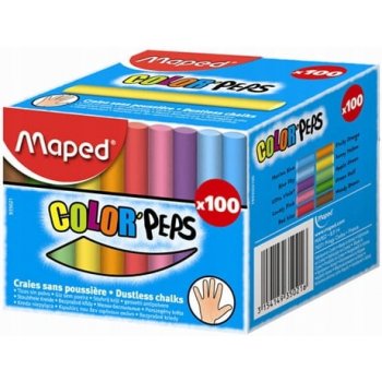 Maped Křídy školní barevné 100 ks