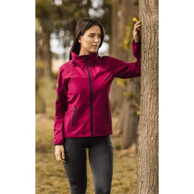 Horze Bunda pláštěnka Stella malinová – Zboží Dáma