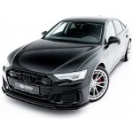Maxton Design spoiler pod přední nárazník ver.3 pro Audi S6 C8, černý lesklý plast ABS