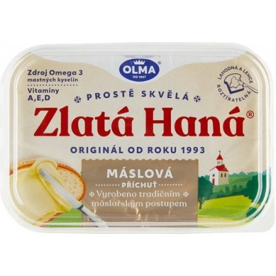 Olma Zlatá Haná máslová příchuť 250 g – Zbozi.Blesk.cz