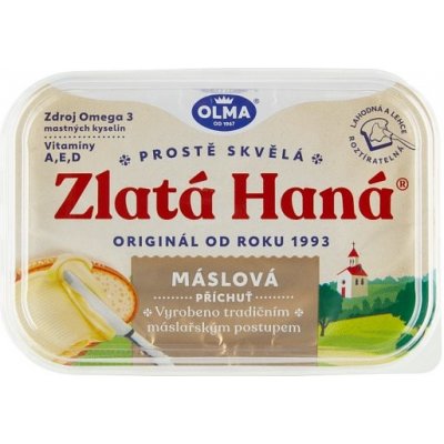 Olma Zlatá Haná máslová příchuť 250 g – Zboží Dáma