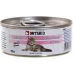 Ontario Kitten kuřecí kousky krevety pro koťata 95 g – Zboží Mobilmania
