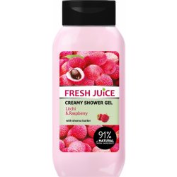 ​Fresh Juice krémový sprchový gel Litchi a Malina 400 ml