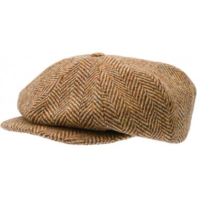 Vlněná tvídová bekovka 8-panel od CTH Ericson Gatsby Donegal Tweed – Hledejceny.cz