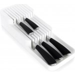 VILDE Organizér na nože, až na 18 nožů, plastový bílý - 39 x 14,5 x 7,5 cm – Sleviste.cz