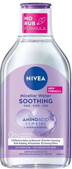 Nivea zklidňující micelární voda 3 v 1 (Gentle Caring Micellar Water) 400  ml od 129 Kč - Heureka.cz