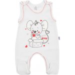 NEW BABY Kojenecké dupačky Mouse bílé – Zboží Dáma