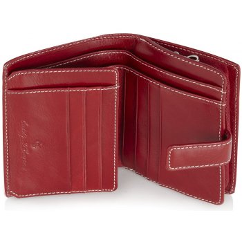 Castelijn & Beerens Dámská kožená peněženka 395420 červená