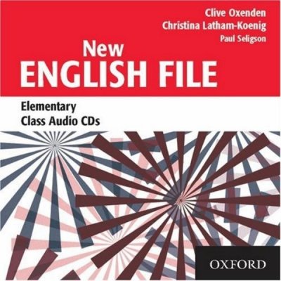 NEW ENGLISH FILE ELEMENTARY CLASS AUDIO CDS – Hledejceny.cz