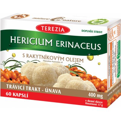 Terezia Company Hericium erinaceus s rakytníkovým olejem 60 kapslí – Hledejceny.cz