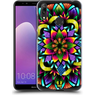 Pouzdro Head Case Huawei Y7 2019 Květina mandala – Zboží Mobilmania