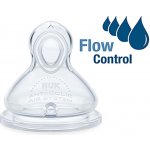 Nuk savička Flow Control transparentní 2 ks – Zboží Dáma