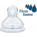 Nuk savička Flow Control transparentní 2 ks – Sleviste.cz