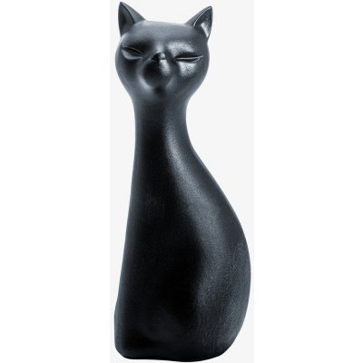 Preciosa Skleněná figurka Kočka z českého křišťálu Preciosa, černá – Hledejceny.cz