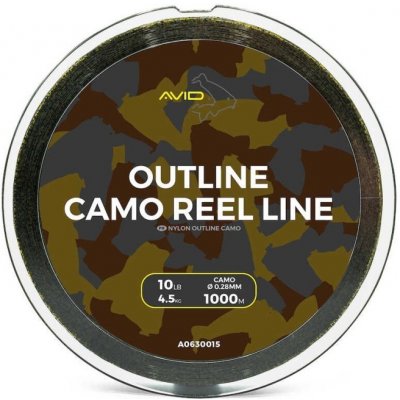 AVID CARP Outline Camo Reel Line 1000m 0,28mm – Zboží Mobilmania
