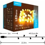 Modee ML-C2009 100LED 10m vánoční řetěz kuličky, teplá 8 programů IP44 – Hledejceny.cz