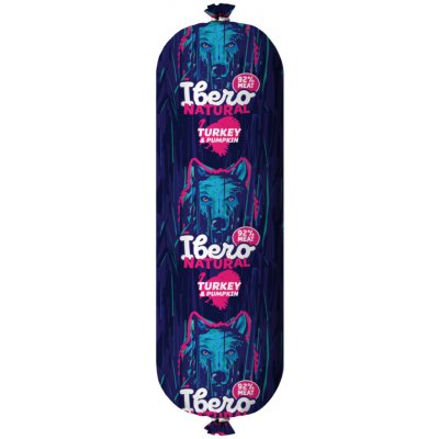 Ibero Natural Sausage Turkey & Pumpkin 800 g – Hledejceny.cz