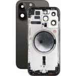 Kryt Apple iPhone 14 Pro - Zadní Housing (Space Black), Space černý – Zboží Živě