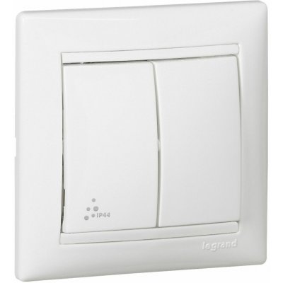 Legrand Valena spínač č.6+6 střídavý IP44 bílý 770098 – Hledejceny.cz