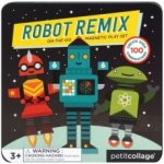 Petit Collage magnetická knížka Roboti – Sleviste.cz