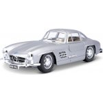 Bburago Mercedes Benz 300 SL 1954 stříbrná 1:24 – Hledejceny.cz