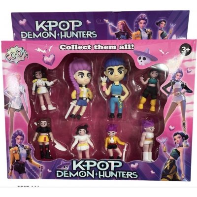 K-pop Lovkyně démonů 6 FIGUREK z pohádky K-pop demon hunters – Zboží Dáma