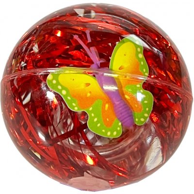 Super Duper svítící skákající míček motýl 6 cm Růžový – Zboží Mobilmania