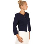 Glara sako s tříčtvrtečními rukávy i pro plnoštíhlé tmavě modrá – Zboží Mobilmania