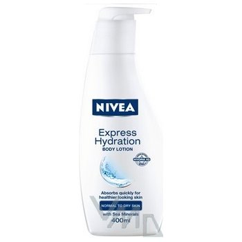 Nivea Expres Hydration lehké tělové mléko pro normální až suchou pokožku 400 ml