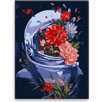 Malujsi Květinový vesmír 30 × 40 cm plátno vypnuté na rám