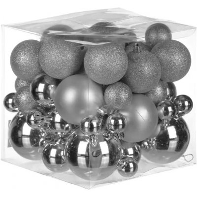 Autronic Ozdoby plastové (62 ks) VAK123-SIL – Zbozi.Blesk.cz