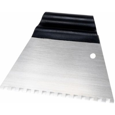 KUBALA Stěrka nerezová na lepidla | 180 mm, zub 6x6 – Hledejceny.cz