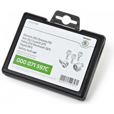 Škoda Auto Bezpečnostní šrouby kol Škoda - originál 000071597C | Zboží Auto